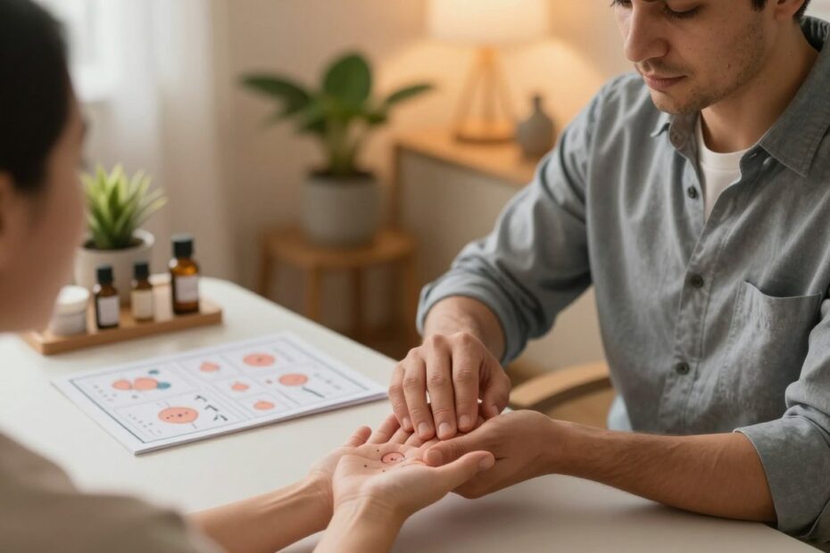 Akupresura – punkty na stres