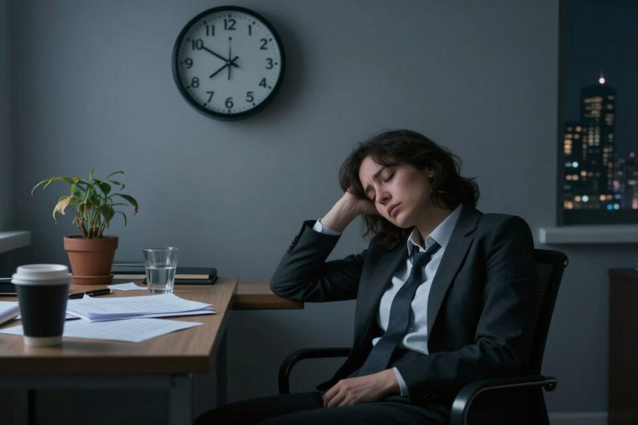 Brak snu, stres i używki