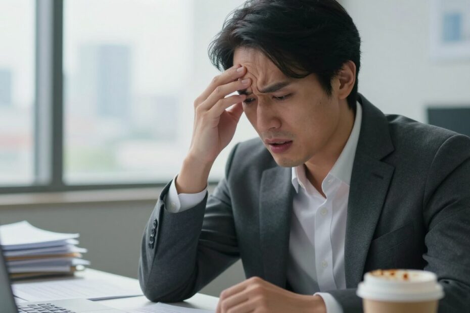 Gorzki smak w ustach a stres