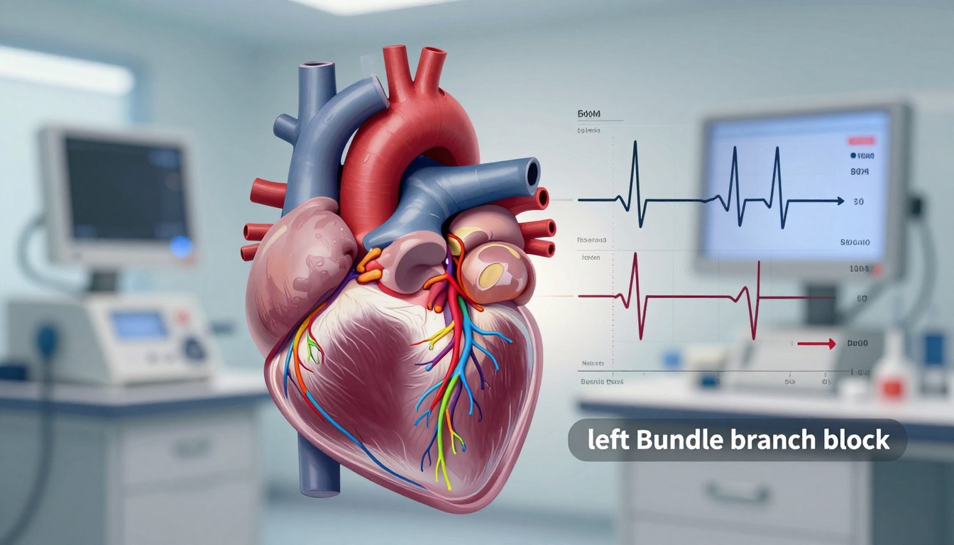 Blok lewej odnogi pęczka Hisa a stres