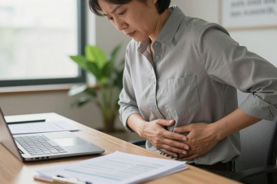 Ból pod lewym żebrem a stres