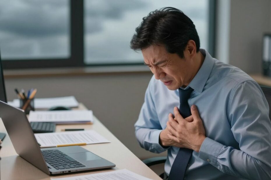 Ból w klatce piersiowej a stres