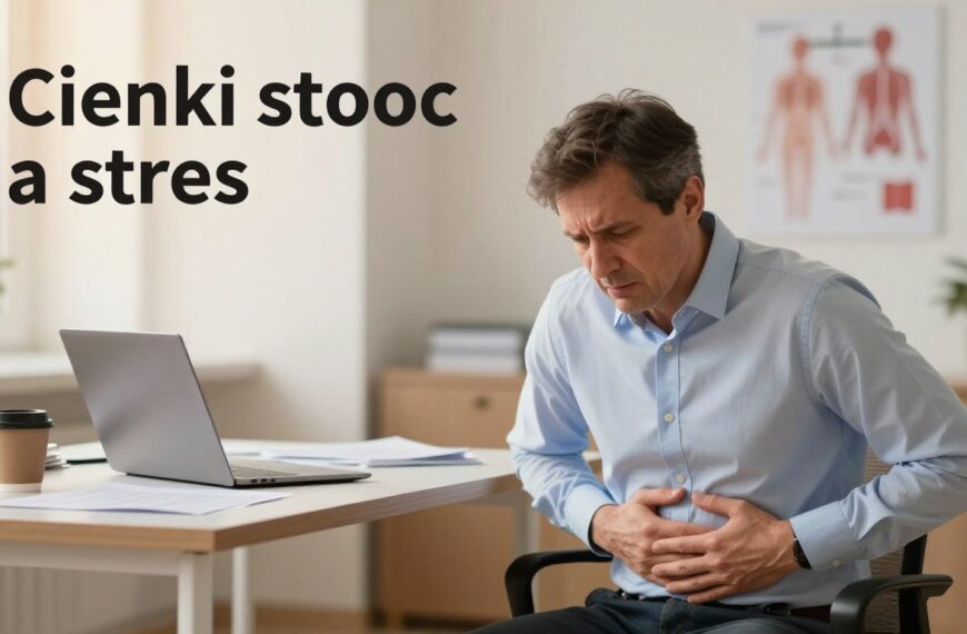 Cienki stolec a stres