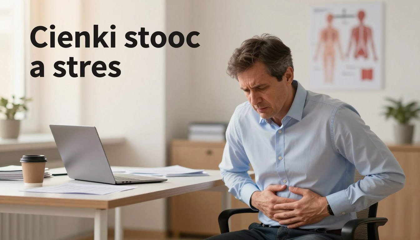 Cienki stolec a stres