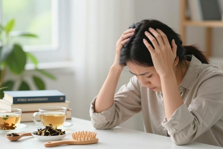 Jak powstrzymać wypadanie włosów od stresu