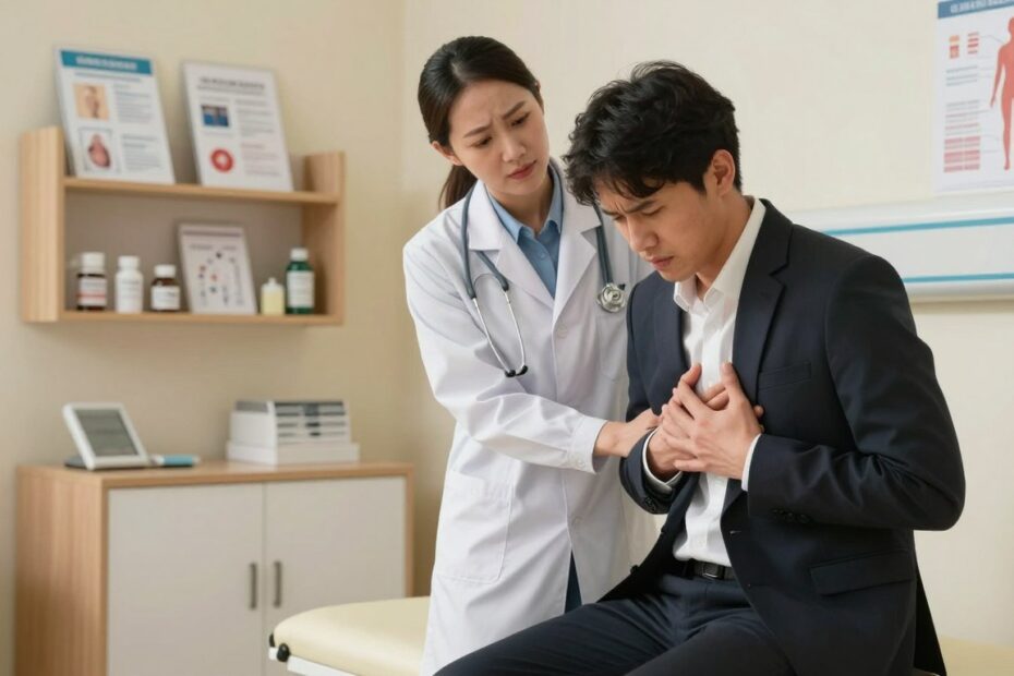 Kłucie w klatce piersiowej a stres