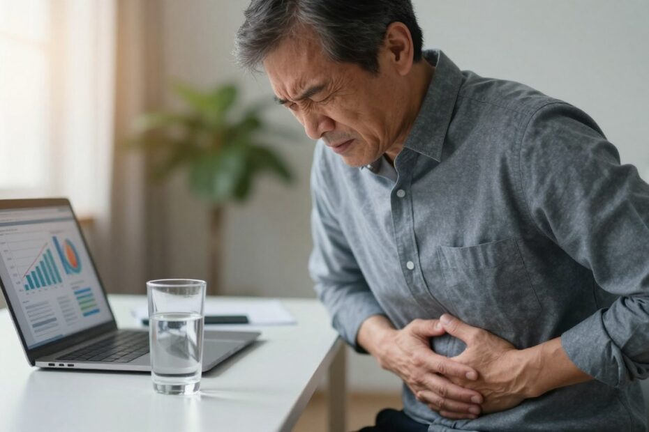 Kolka wątrobowa a stres