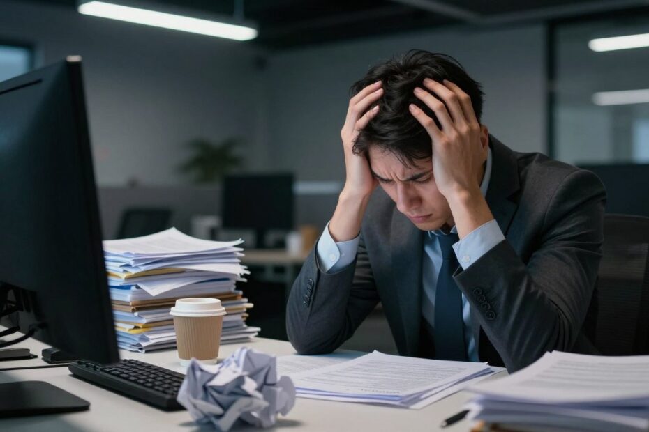 Paraliżujący stres w pracy
