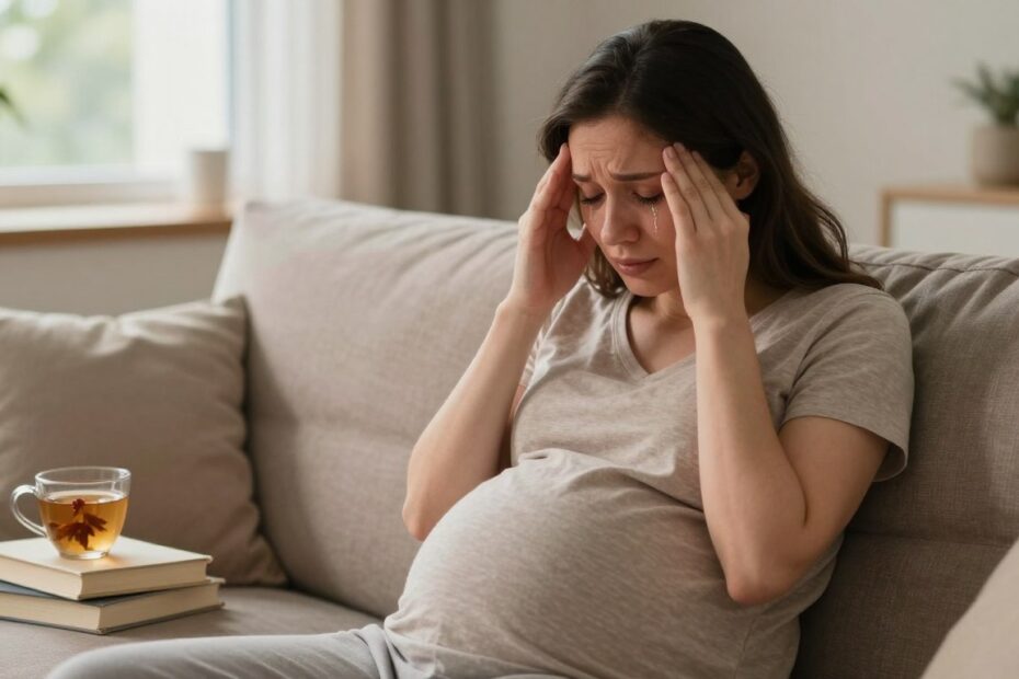 Płacz i stres w ciąży