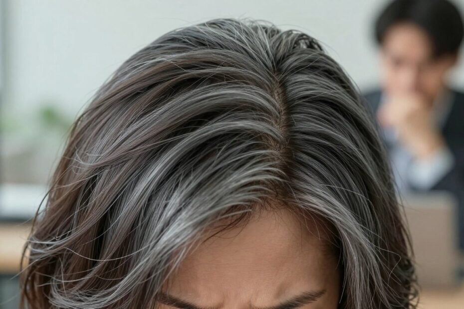 Siwienie ze stresu