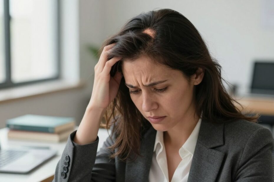 Stres a wypadanie włosów