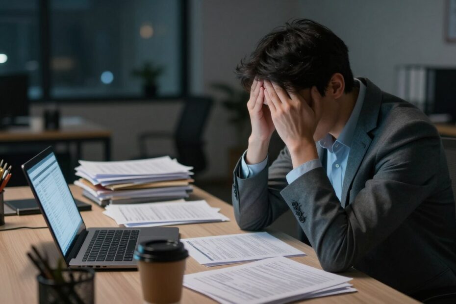 Wymiotuję ze stresu