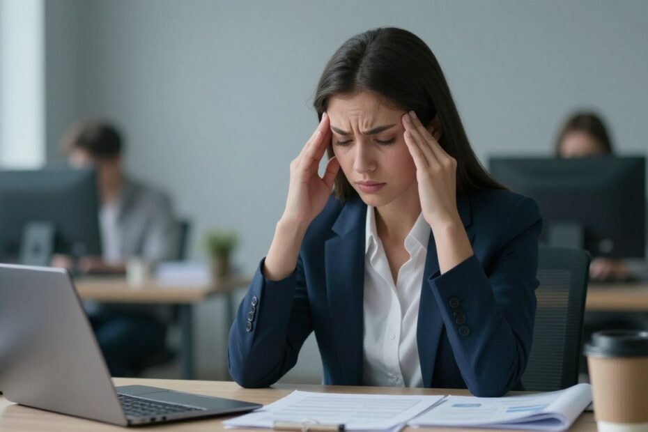 Zawroty głowy a stres